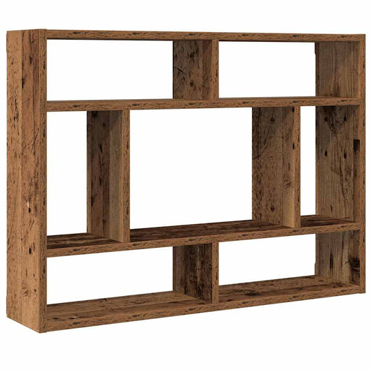 Wall Shelf Old Wood 75x16x55 cm Engineered Wood