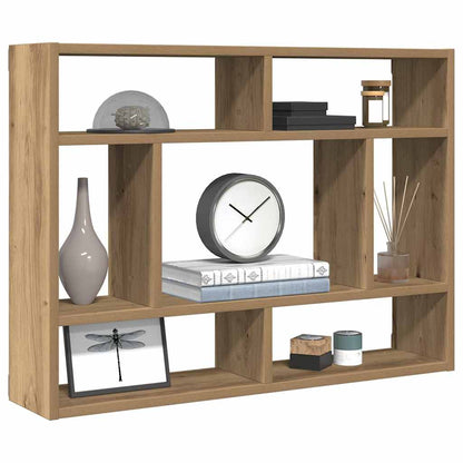 Wall Shelf Artisan Oak 75x16x55 cm Engineered Wood