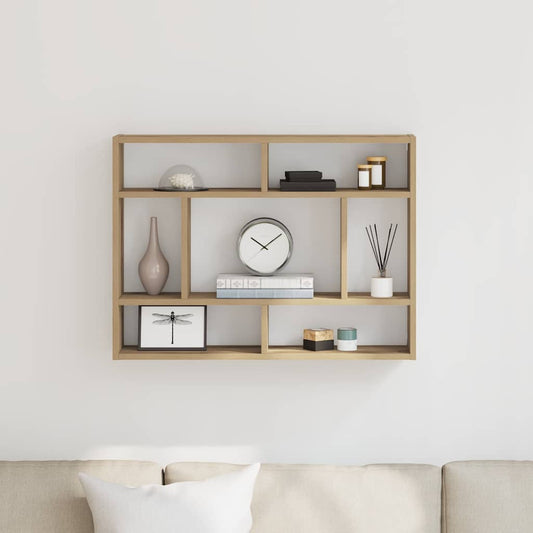 Wall Shelf Artisan Oak 75x16x55 cm Engineered Wood