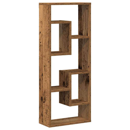 Wall Shelf Old Wood 36x16x90 cm Engineered Wood