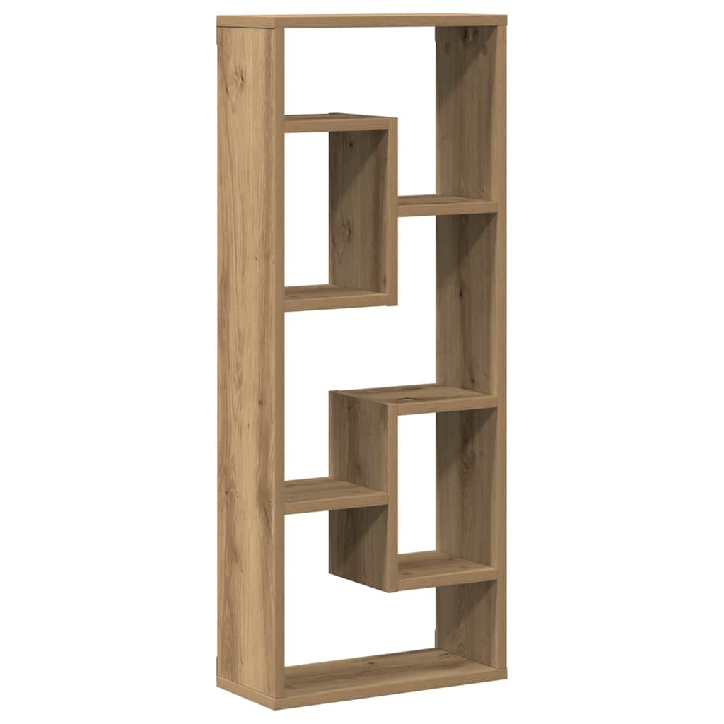 Wall Shelf Artisan Oak 36x16x90 cm Engineered Wood