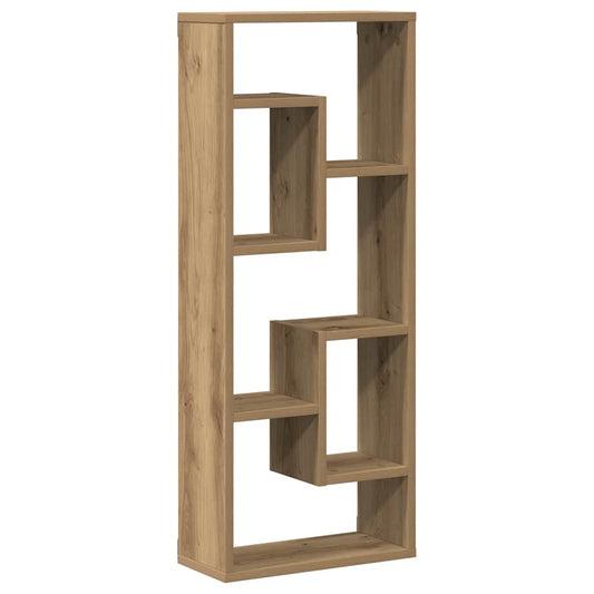Wall Shelf Artisan Oak 36x16x90 cm Engineered Wood