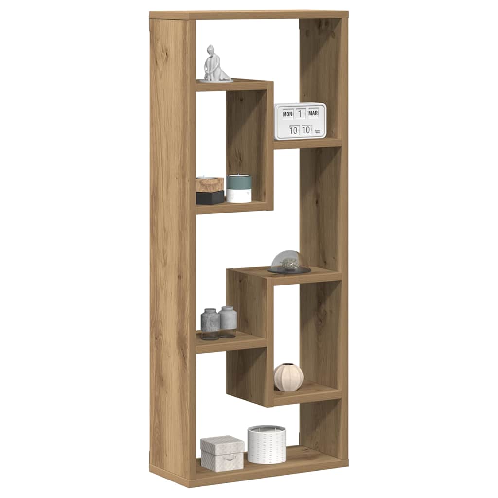 Wall Shelf Artisan Oak 36x16x90 cm Engineered Wood