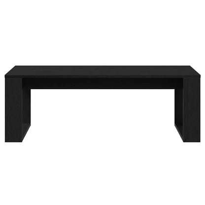 Coffee Table Black Oak 102 x 50 x 35 cm Engineered Wood