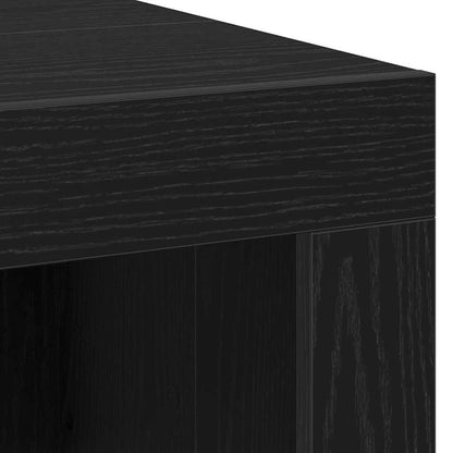 Coffee Table Black Oak 102 x 50 x 35 cm Engineered Wood