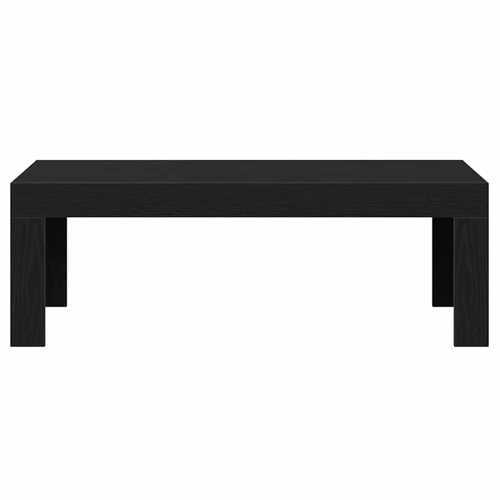 Coffee Table Black Oak 102 x 50 x 35 cm Engineered Wood