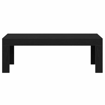 Coffee Table Black Oak 102 x 50 x 35 cm Engineered Wood