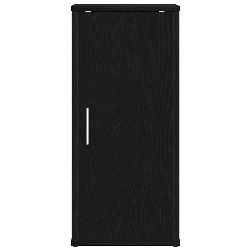 Shoe Cabinets 2 pcs Black Oak 32x35x70 cm Engineered Wood