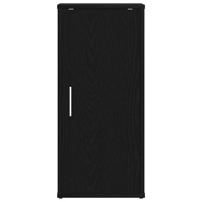 Shoe Cabinets 2 pcs Black Oak 32x35x70 cm Engineered Wood