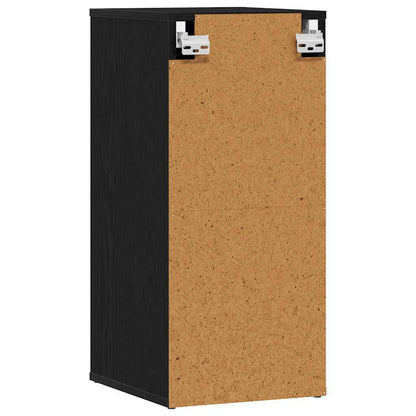 Shoe Cabinets 2 pcs Black Oak 32x35x70 cm Engineered Wood