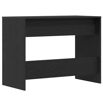 Desk Black Oak 101x50x76.5 cm Engineered Wood