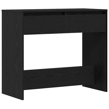 Console Table Black Oak 89x41x76,5 cm Engineered Wood