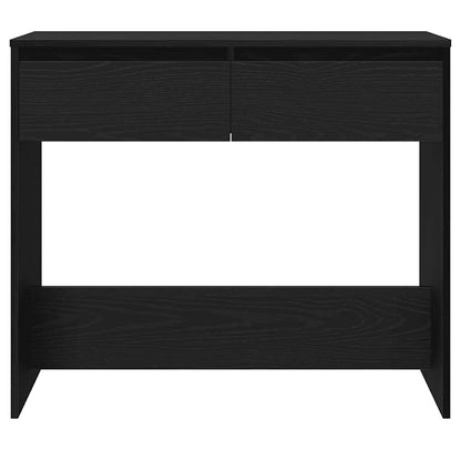 Console Table Black Oak 89x41x76,5 cm Engineered Wood