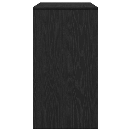 Console Table Black Oak 89x41x76,5 cm Engineered Wood