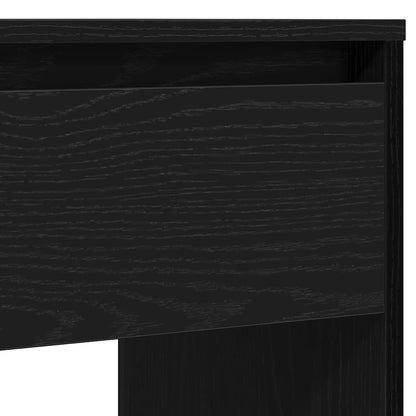 Console Table Black Oak 89x41x76,5 cm Engineered Wood