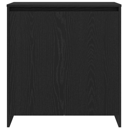 Sideboard Black Oak 70x41x75 cm Engineered Wood