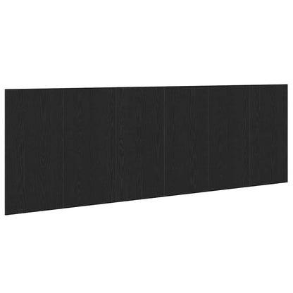 Bed Headboard Black Oak Engineered Wood