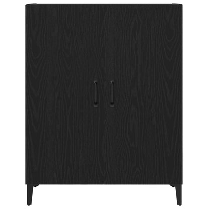 Sideboard Black Oak 69.5x34x90 cm Engineered Wood