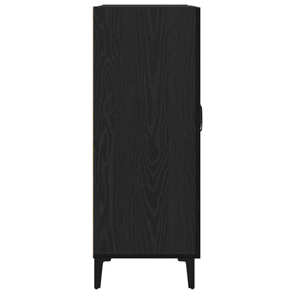 Sideboard Black Oak 69.5x34x90 cm Engineered Wood