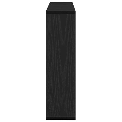 Mirror Cabinet Black Oak 76 x 15 x 55 cm Engineered Wood