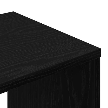 TV Cabinet 2 pcs Black 100 x 30 x 30 cm Engineered Wood