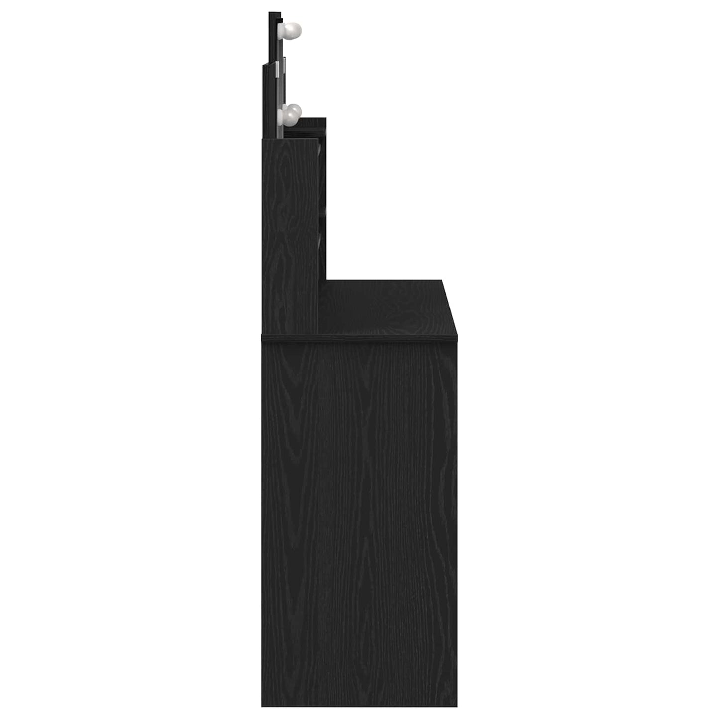 Dressing Table Black Oak 96 x 39 x 142 cm Engineered Wood