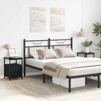 Bedside Cabinets 2 pcs Black Oak 34x35,5x50 cm Engineered Wood