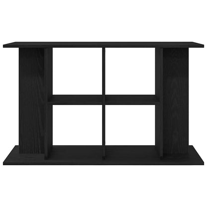 Aquarium Stand Black Oak 100x40x60 cm Engineered Wood