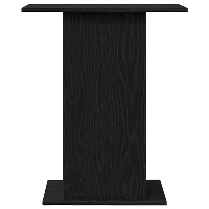 Aquarium Stand Black Oak 60.5x36x72.5 cm Engineered Wood