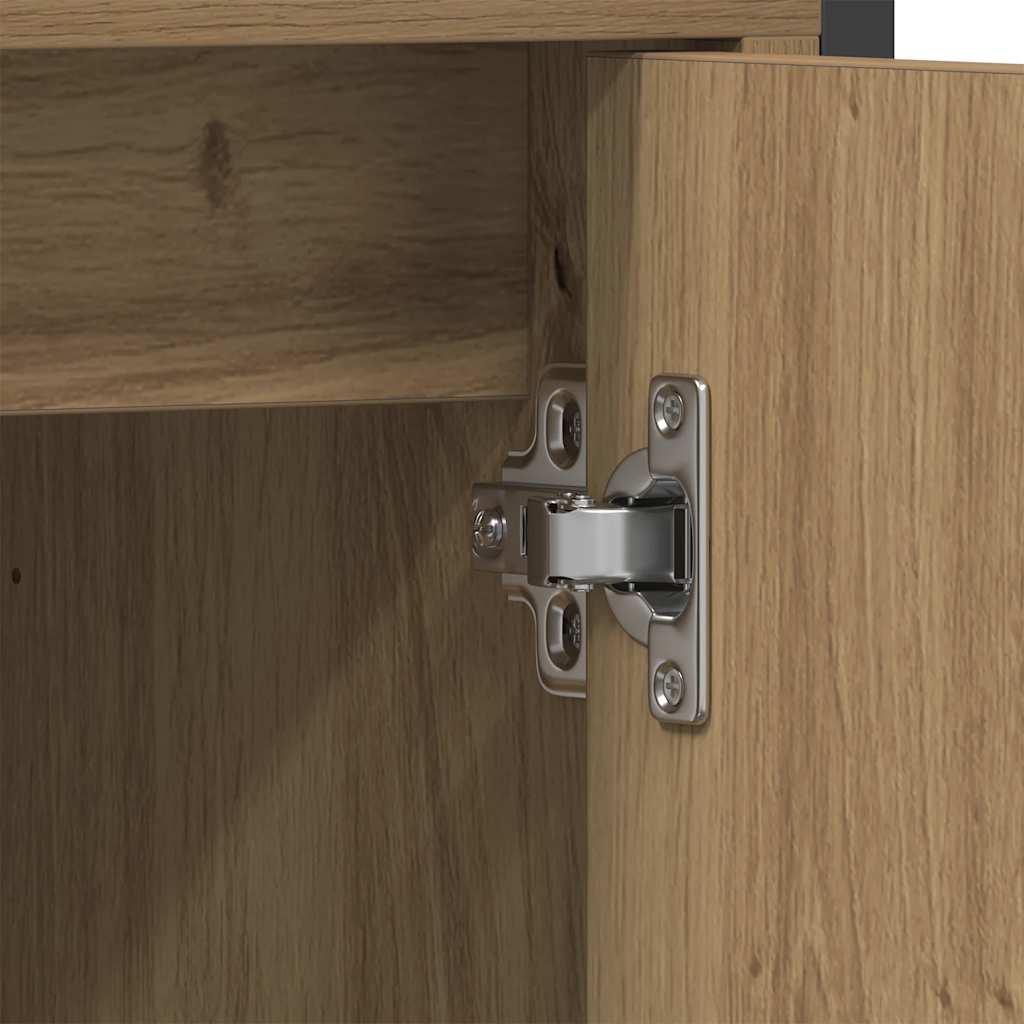 Bathroom Sink Cabinet Artisan Oak 60x30x60 cm Engineered Wood