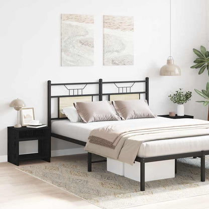 Bedside Cabinets 2 pcs Black Oak 40x30x40 cm Engineered Wood