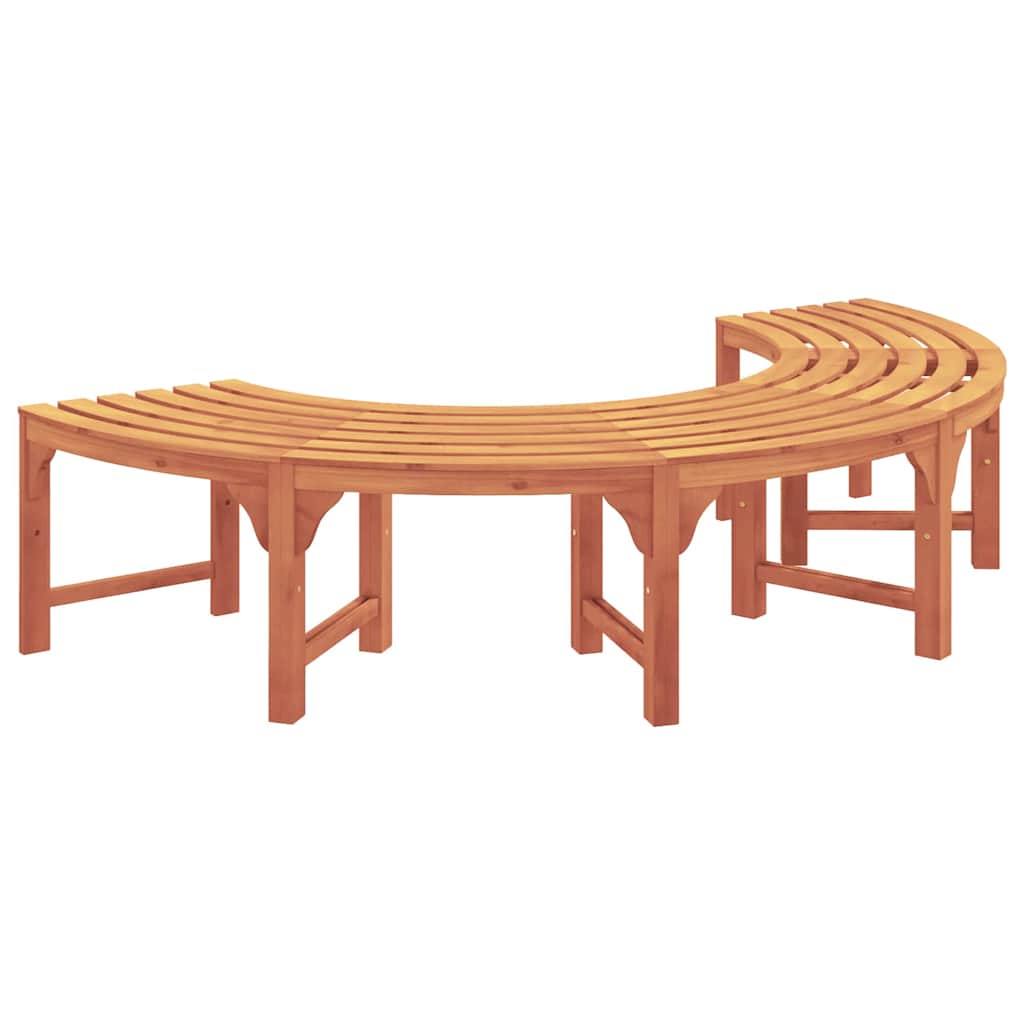 Tree Bench 4-Seater 210 x 80 x 45 cm Solid Eucalyptus Wood