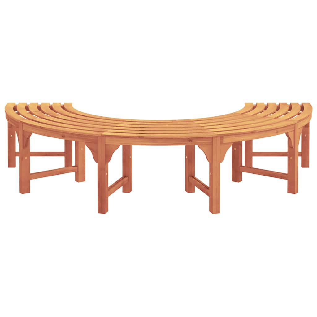 Tree Bench 4-Seater 210 x 80 x 45 cm Solid Eucalyptus Wood