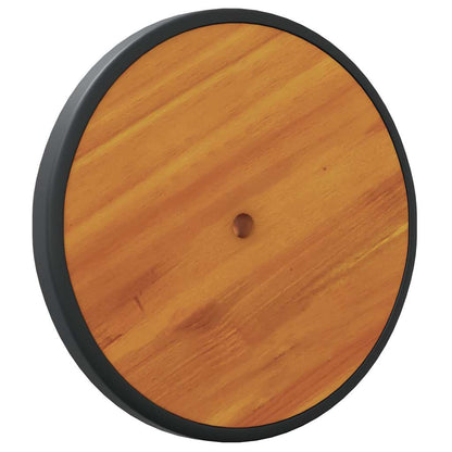 Space Wheels 2 pcs Brown 20.5 x 20.5 x 2 cm Solid Acacia Wood