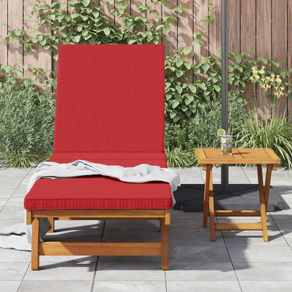 Sun Lounger Reclining Brown 199 x 63 x 85 cm Solid Acacia Wood