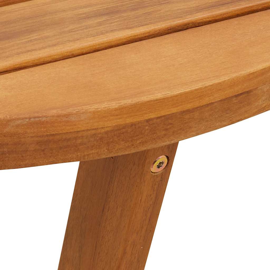 Garden Side Table Round Ø70x75 cm Solid Wood Acacia