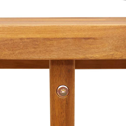 Garden Dining Table Oval 200x90x75 cm Solid Wood Acacia