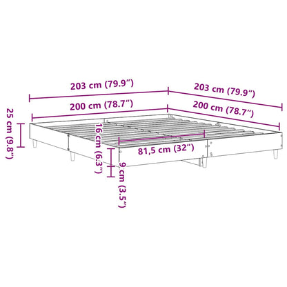 Bed Frame | Concrete grey