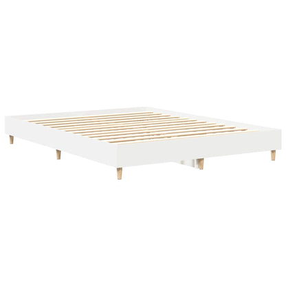Bed Frame | White | Engineered wood | King | Bed Frame | Rectangular
