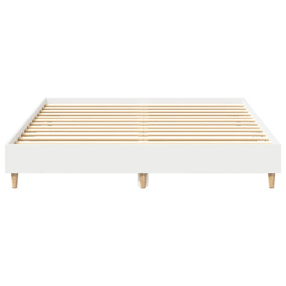 Bed Frame | White | Engineered wood | King | Bed Frame | Rectangular