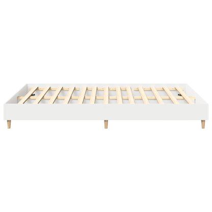 Bed Frame | White | Engineered wood | King | Bed Frame | Rectangular