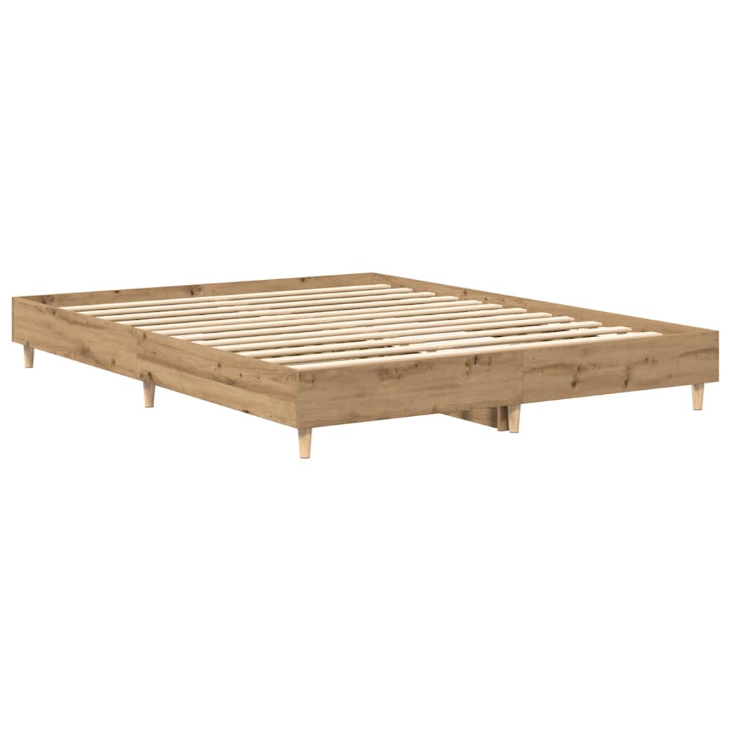 Bed Frame | Artisan oak | Engineered wood | King | Bed Frame