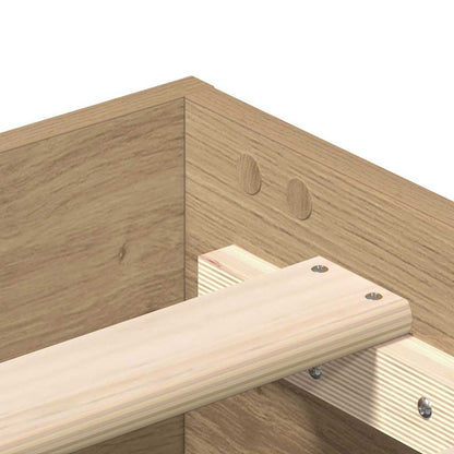 Bed Frame | Artisan oak | Engineered wood | King | Bed Frame