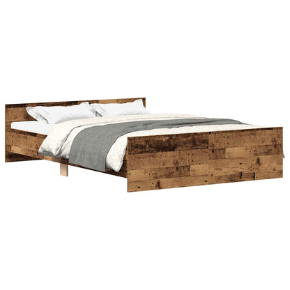 Bed Frame | Old Wood | Engineered Wood | Double | Durable | Bed Frame