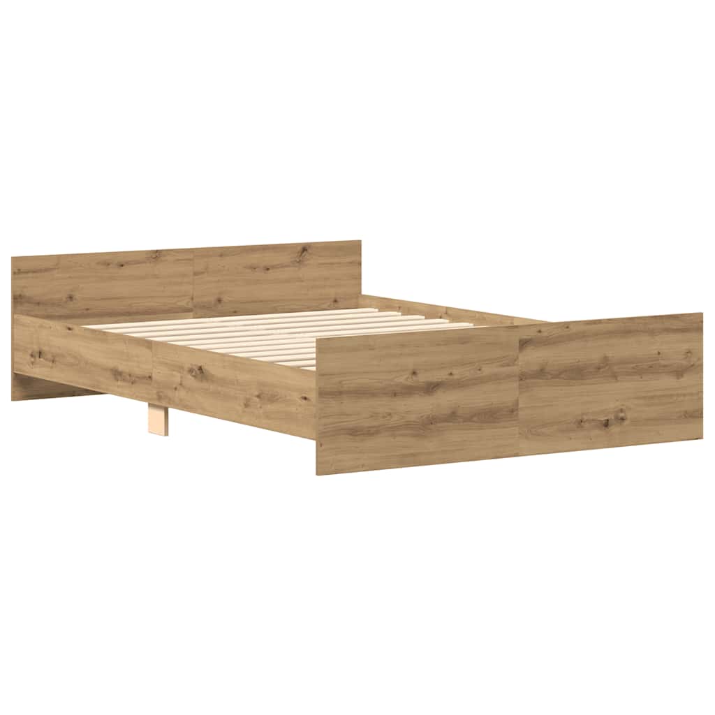 Bed Frame | Artisan Oak | Engineered Wood, Plywood | Double | Tough