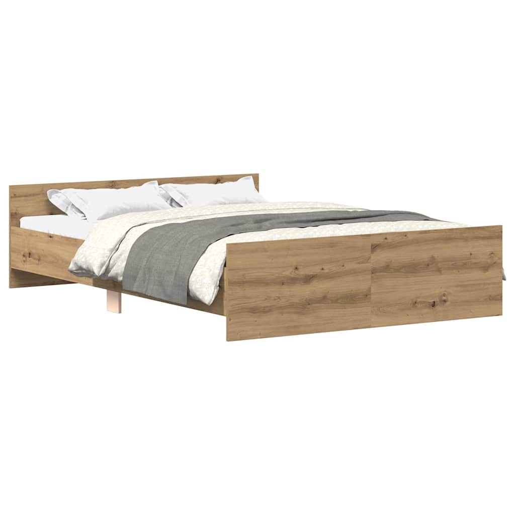 Bed Frame | Artisan oak | Engineered wood, plywood, solid pinewood