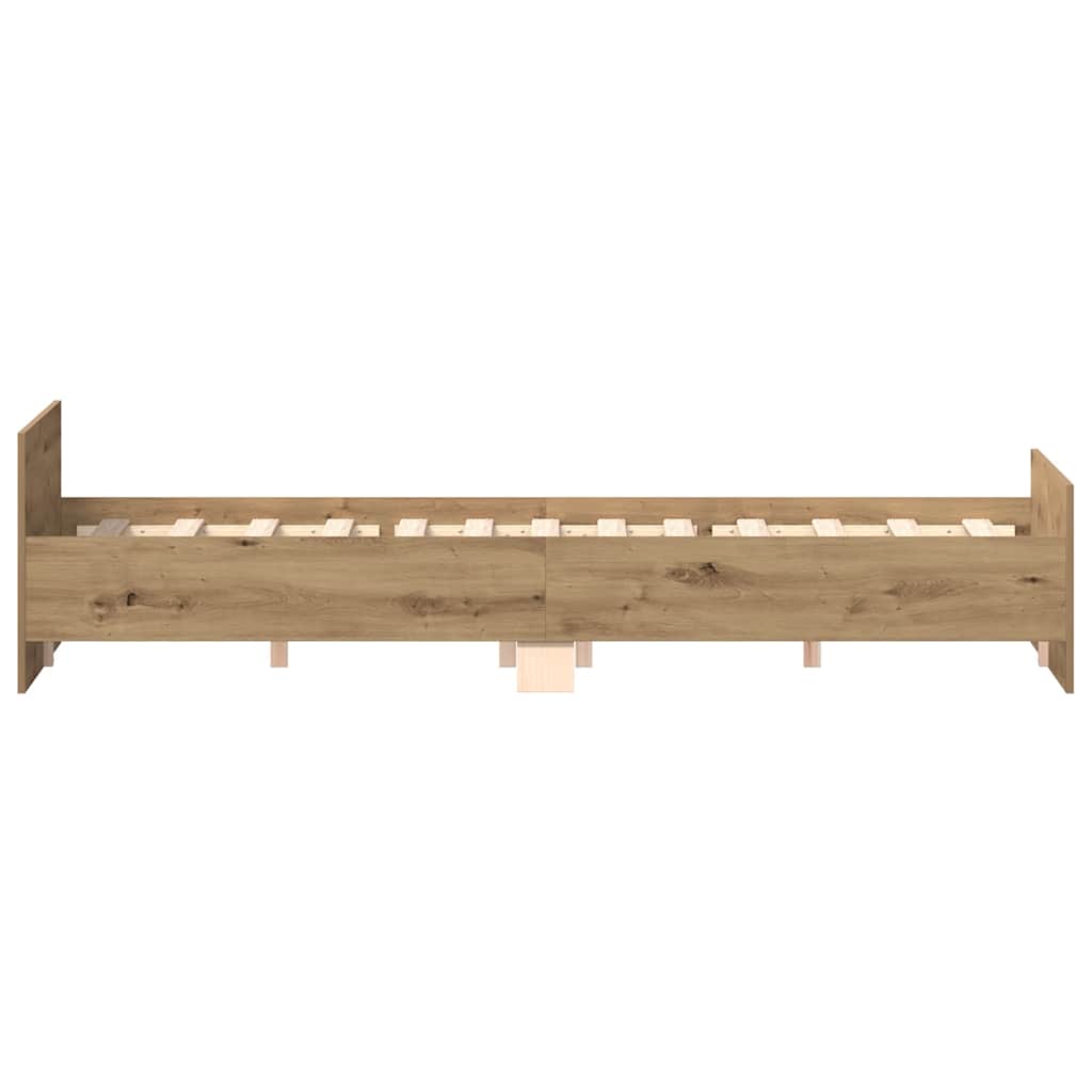 Bed Frame | Artisan oak | Engineered wood, plywood, solid pinewood