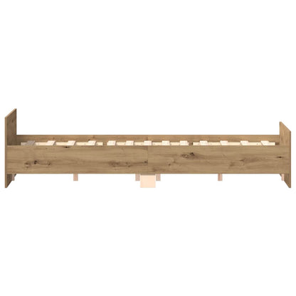 Bed Frame | Artisan oak | Engineered wood, plywood, solid pinewood