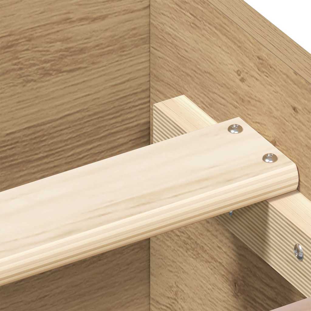 Bed Frame | Artisan oak | Engineered wood, plywood, solid pinewood