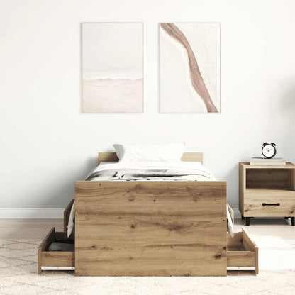 Bed Frame | Artisan Oak | Engineered Wood | Single | Bed Frame
